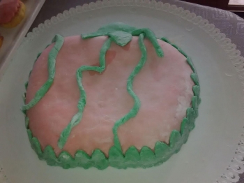 torta in pasta di zucchero halloween